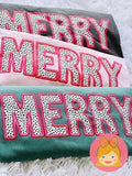 FAUX EMBROIDERY MERRY DO