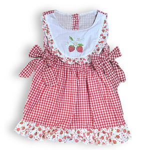 Butter Cheeks Boutique Strawberry Dress Lace