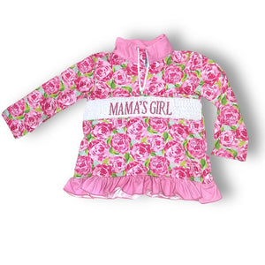 Smocked Mama's Girl Floral Pullover